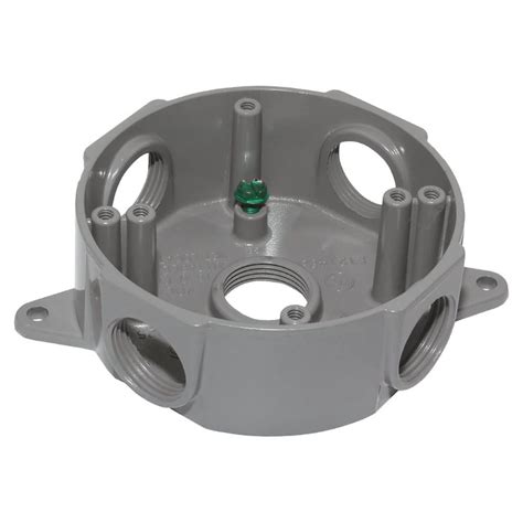 3 inch round junction box|shallow round exterior electrical box.